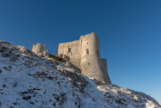 Bottom view of ancient fortification