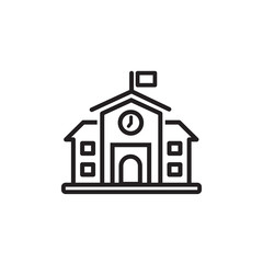 School icon symbol vector illustration