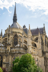 Fototapeta na wymiar Cathedral Notre Dame in Reims, France