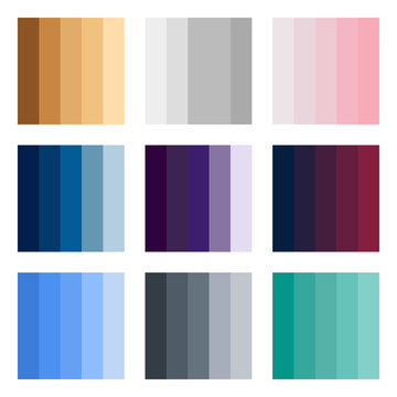 Design Color Set Palette Vector Illustration