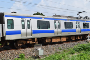 Fototapeta premium 走行中の列車