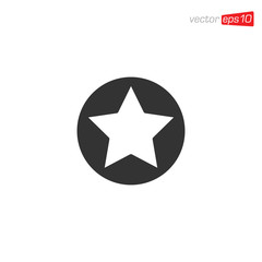 Obraz premium Star Icon Design Vector Template