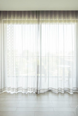  curtain in room for background