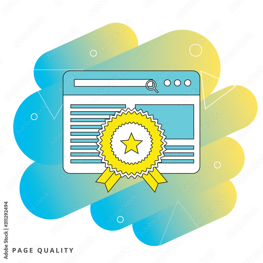 Poster internet web search ranking on browser vector