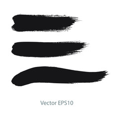 Fototapeta premium brush strokes watercolor background. Vector black paint