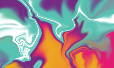 Colorful concept abstract vibrant liquid background texture