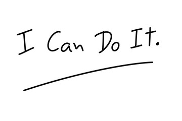 Hand writing. Black word 