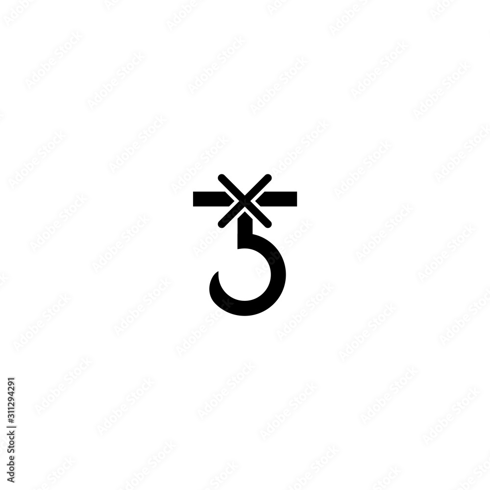 Poster do not use hooks sign icon vector design symbol