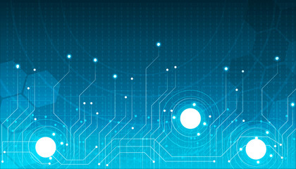 Obraz premium Abstract technology background. Digital illustration..