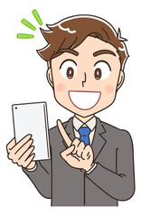 ビジネスマン スーツ 男 イラスト素材 かわいい マンガ Wall Mural よぴんこ Yopinco ビジネスマン スーツ 男 イラスト素材 かわいい マンガ Wall Mural よぴんこ Yopinco