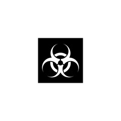 bio hazard sign icon vector design symbol