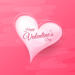 Happy Valentine Day Greeting Card Background
