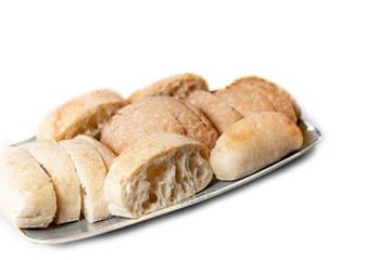 Delicious airy bread with crispy crust.