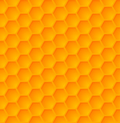 Vector abstract honey hexagon seamless pattern eps