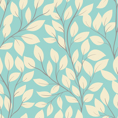 Beautiful seamless background with tree branches. Perfect background greeting cards and invitations to the wedding, birthday, mother s day and other seasonal holidays