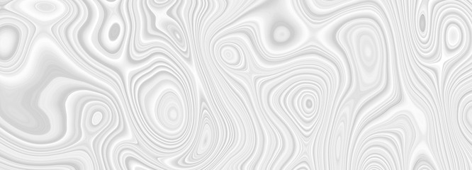 White 3 d background with wave illustration, beautiful bending pattern for web screensaver. Light gray texture with smooth lines for a wedding card.