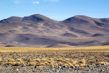 Landscape in the Puna de Atacama, Argentina