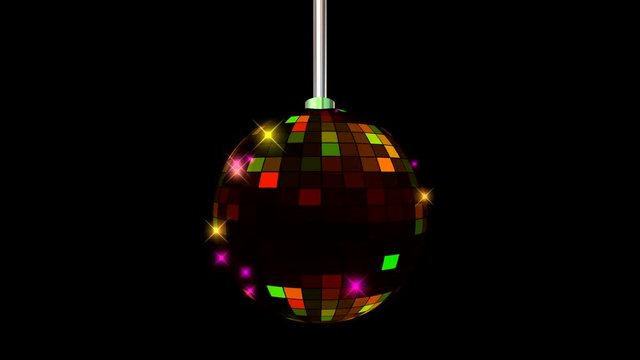 Disco Ball Party Video Background fx
