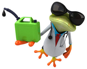 Frog doctor - 3D Illustration