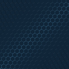 technological background in the style of bee honeycombs