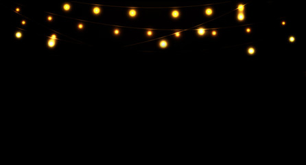 Black dark Blue abstract bokeh color on background texture wall pattern copy space empty There are spotlights, lamps and many lights gold yellow and orange color. Used to decoration banner design art
