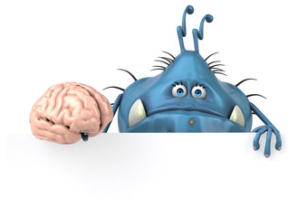 Fun germ - 3D Illustration