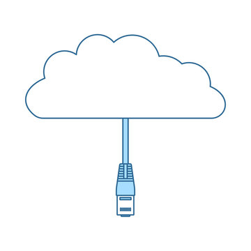 recommend clip art: Network Cloud Icon