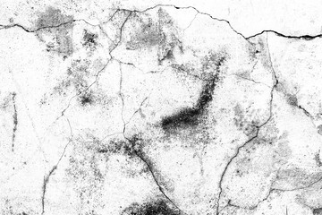 Fototapeta premium Texture of a concrete wall with cracks and scratches which can be used as a background