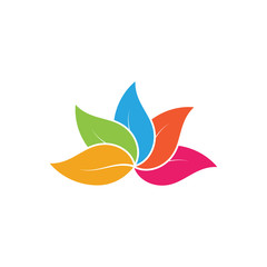 Beauty Vector flowers design logo Template