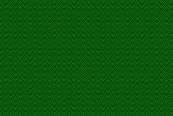 青海波 背景用 緑