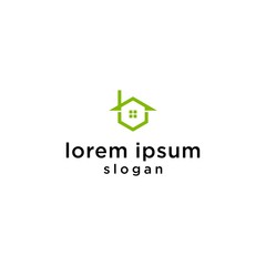 B and home letter logo simple premium