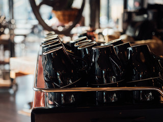 Coffee Cups in cafe
