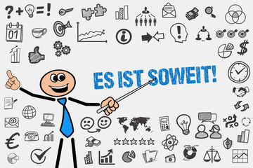 Es ist soweit!