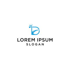 letter d with road logo creative premium