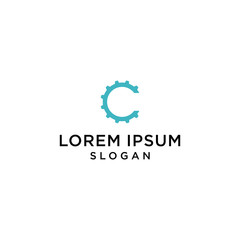 C letter logo simple premium