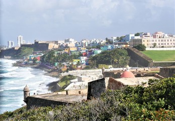 Fototapeta na wymiar San Juan de Puerto Rico
