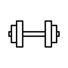 Dumbbell icon vector design templates
