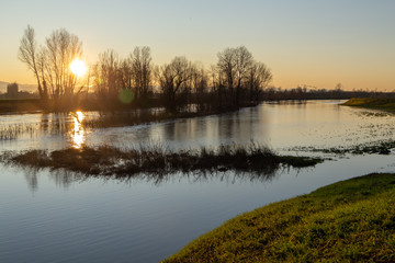flood overflowing rivers hydrological failure modena italy