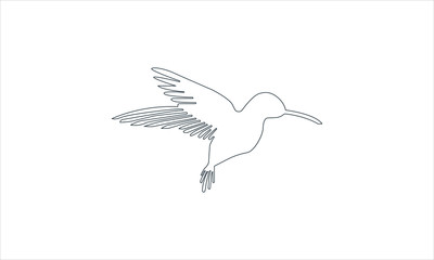 Hummingbird icon for nature and bird-related content