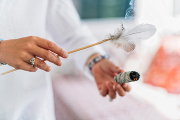 Spiritual Cleansing - Burning Sage Indoors