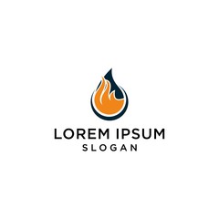 fire logo simple premium