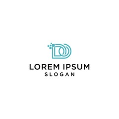 D logo creative premium