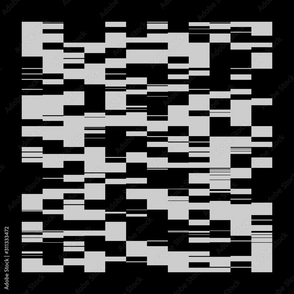 Aufkleber monochrome abstract vector pattern