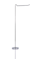 Blank table flag pole on white background, suitable for design, mockup