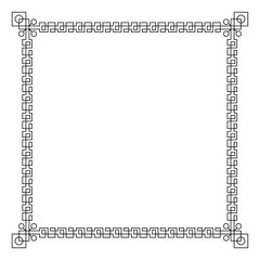 Modern vintage borders and frames vector