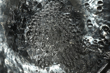 Beautiful natural water waves that look like crystal