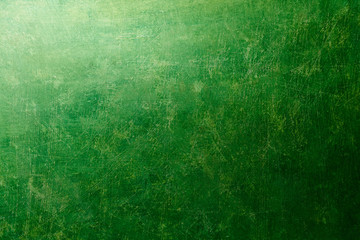 Shabby abstract retro green background. Aged vintage grunge texture with scratches and damage