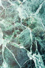 Emerald marble texture. Green and white colors. 