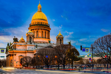 Saint Isaac's Cathedral- greatest architectural creation. Saint Petersburg. Russia.