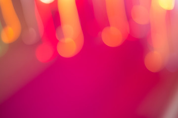 Christmas festive background with blurry bokeh